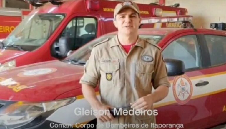 Comandante dos bombeiros de Itaporanga fala sobre onda de incêndios na região e orienta sobre prevenção; vídeo