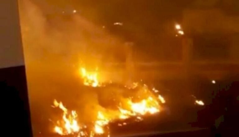 Queima de fogos de artifício provoca incêndio em escola de Itaporanga