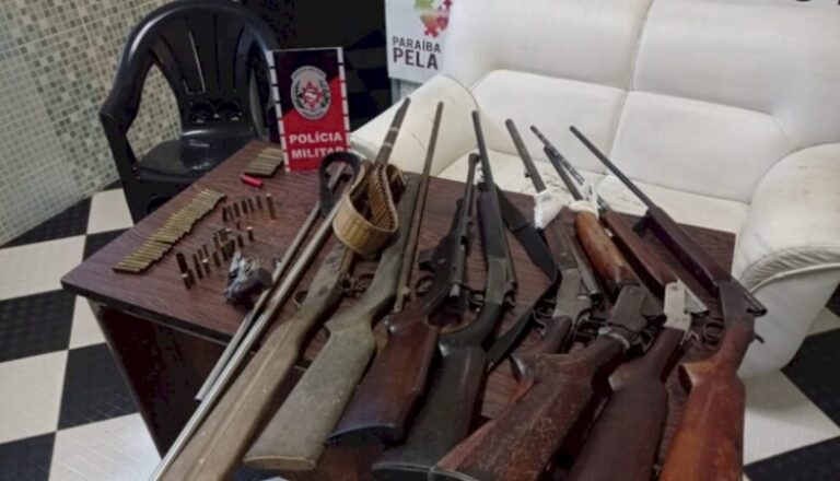 Polícia da PB apreende 4 toneladas de drogas e retira mais de 3 mil armas das ruas