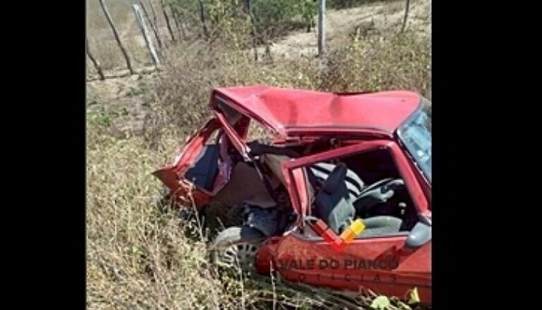 Colisão entre veículos deixa uma pessoa ferida no Vale do Piancó
