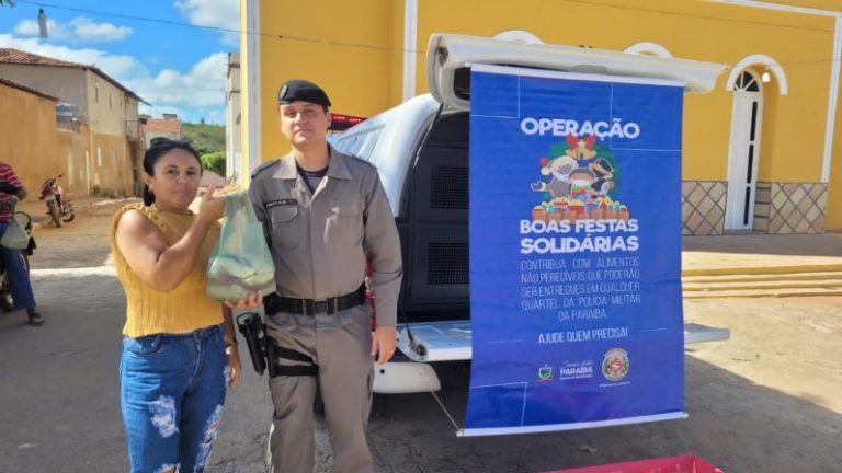 Policia Militar realiza operação “Boas Festas Solidária” no Vale do Piancó