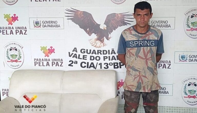 Polícia Militar prende suspeito de vários furtos, em Conceição