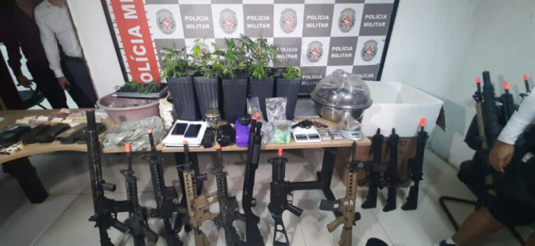 Polícia desarticula laboratório com grande quantidade de drogas