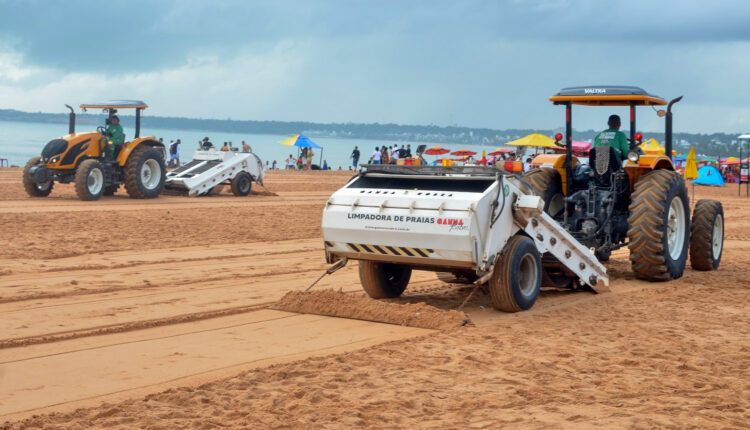 Após o Réveillon, Emlur recolhe 100 toneladas de resíduos e libera praias para banhistas em tempo recorde
