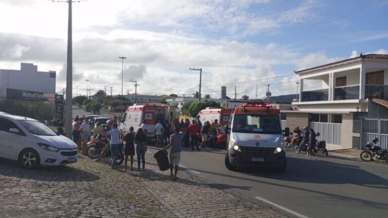 Acidente com motos deixa cinco pessoas feridas em Piancó