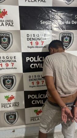 Vídeo! Suspeito de assaltos em Piancó é preso pela Polícia