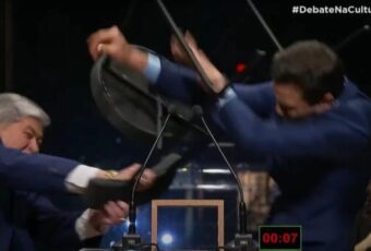 VÍDEO: Datena agride Pablo Marçal ao vivo durante debate eleitoral em São Paulo