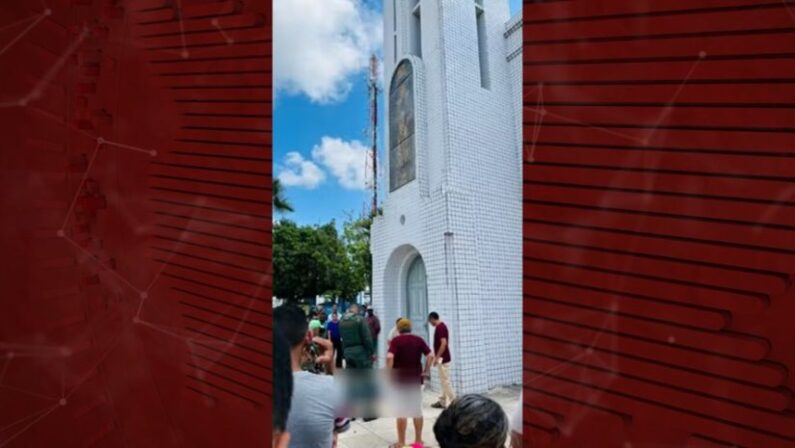 Homem é executado a tiros em frente à igreja após batizado da filha