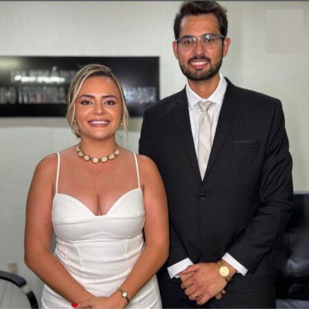 Paloma Kenned e Max Soares são empossados prefeita e vice de Santana dos Garrotes