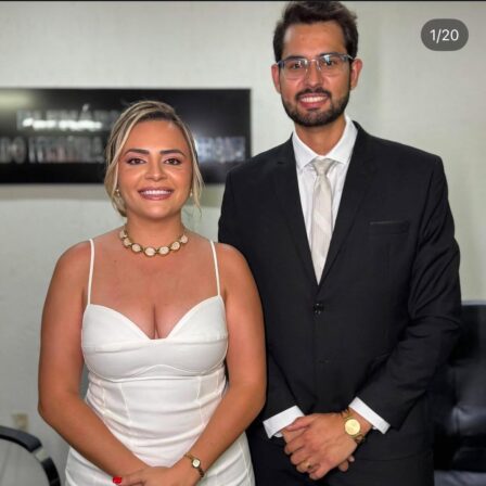 Paloma Kenned e Max são empossados prefeita e vice de Santana dos Garrotes