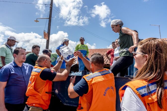 Ações emergenciais do Governo da Paraíba minimizam situação das famílias atingidas pelas chuvas em Baía da Traição e outras regiões