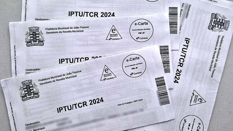 Prazo para pagamento do IPTU e TCR em João Pessoa com desconto encerra nesta segunda-feira