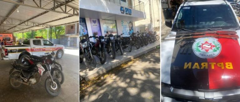 Polícia recupera 20 motos roubadas, aprende armas e prende seis suspeitos