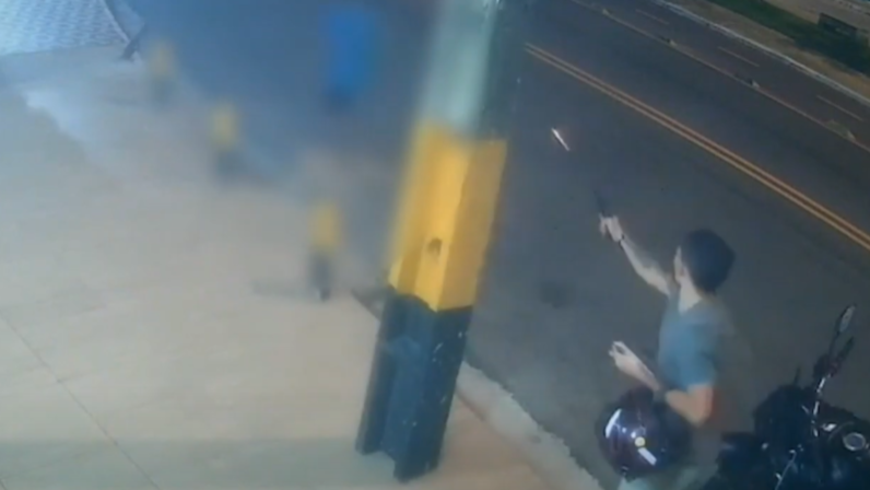 Vídeo: Câmeras de segurança registram tentativa de homicídio