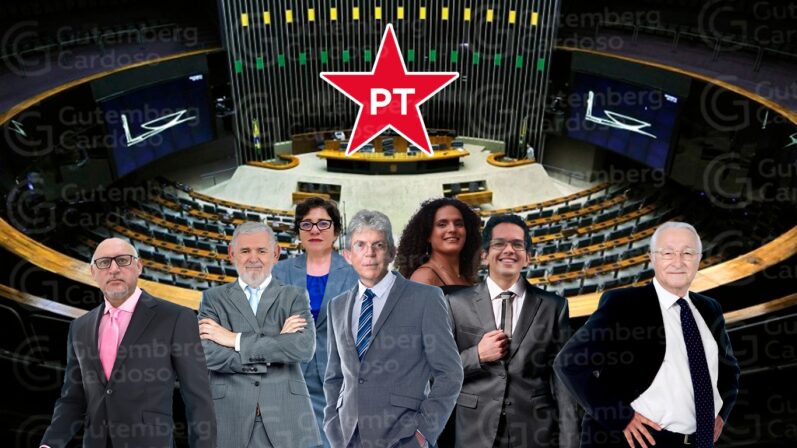 VETERANOS E ESTREANTES: Com Coutinho, Luiz Couto e novas apostas, PT prepara nominata para voltar com força à Câmara em 2026