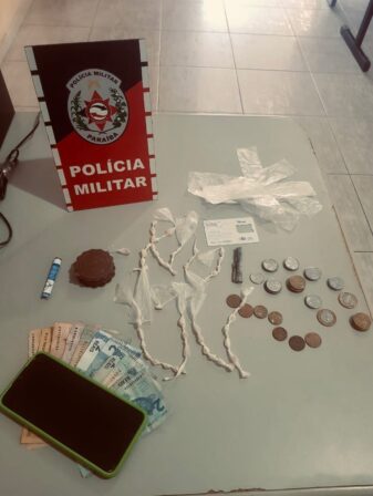 Polícia Militar prende suspeito e apreende drogas em Itaporanga-PB