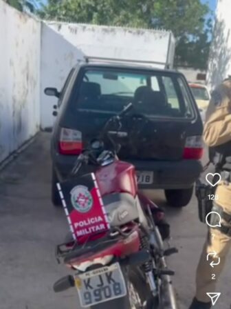 Moto roubada é recuperada pela Polícia Militar em Piancó