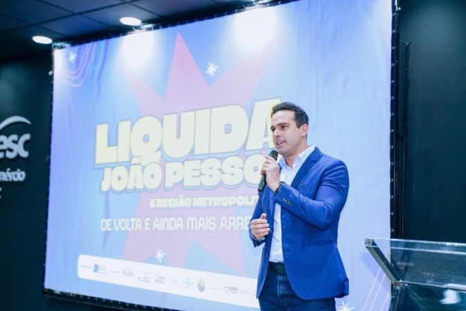 Lucas Ribeiro destaca apoio do Governo da Paraíba ao comércio durante lançamento da Liquida João Pessoa
