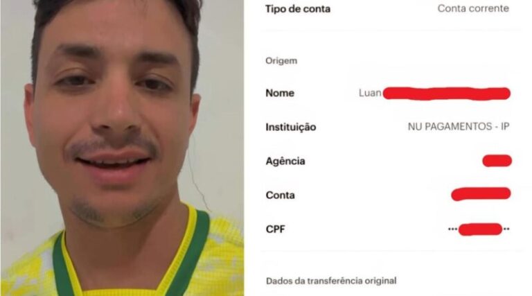 Influencer catingueirense recebe pix de R$ 55 mil por engano e devolve valor