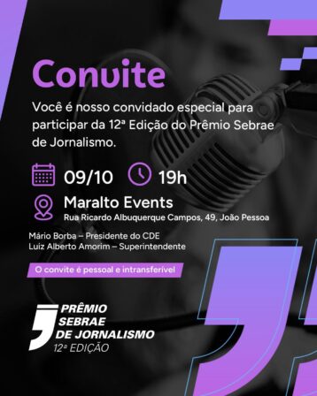 12ª Edição do Prêmio Sebrae de Jornalismo