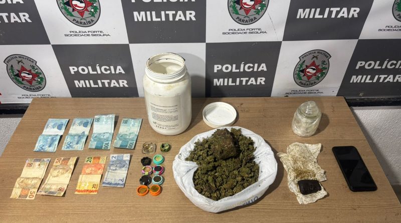 PM apreende drogas escondidas em pote de Whey Protein em João Pessoa