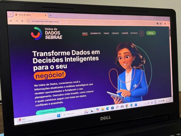 Usina de Dados Sebrae: Paraíba dispõe de plataforma com inteligência de dados que destaca oportunidades para empreendedores