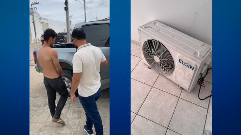 Polícia prende suspeitos por furto de ar-condicionado de unidades de saúde no Sertão da Paraíba