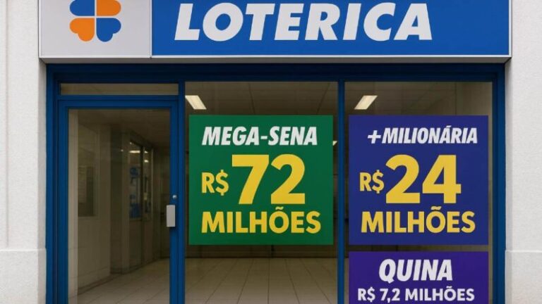 Com R$ 72 milhões em jogo, Mega-Sena volta do Carnaval com prêmio mais alto da semana, mas destaque de hoje é a +Milionária