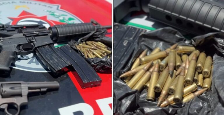 Polícia Militar apreende ‘arma de guerra’ durante operação