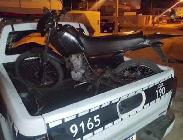 Policia militar apreende veículo adulterado em Itaporanga