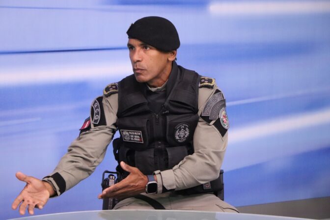 Comandante da PM grava vídeo após sofrer acidente em jetski e ser levado ao hospital; assista