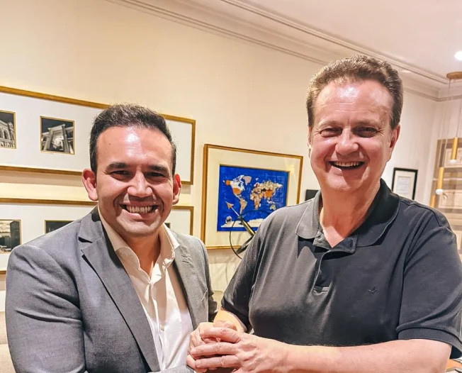 Kassab oficializa filiação de Jhony ao PSD para disputar vaga na Câmara Federal