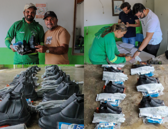 Prefeitura de Boa Ventura realiza renovação de EPIs para agentes de limpeza pública