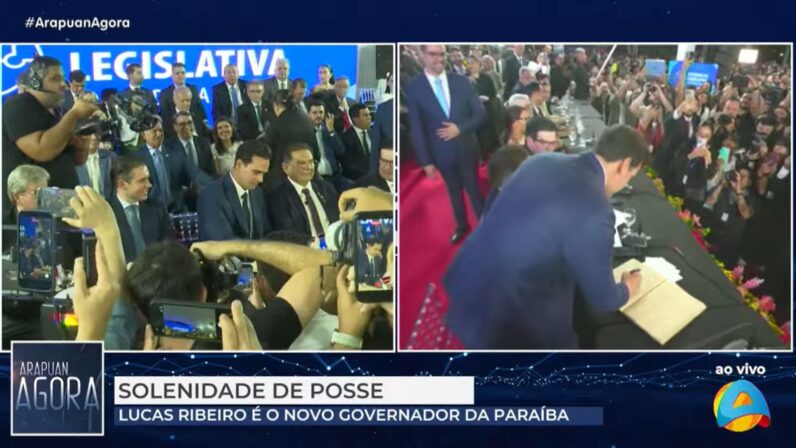 Lucas Ribeiro toma posse como governador da Paraíba; confira