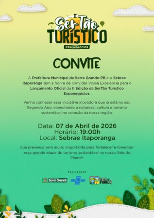 Lançamento da II SerTão Turístico Expo Negócios