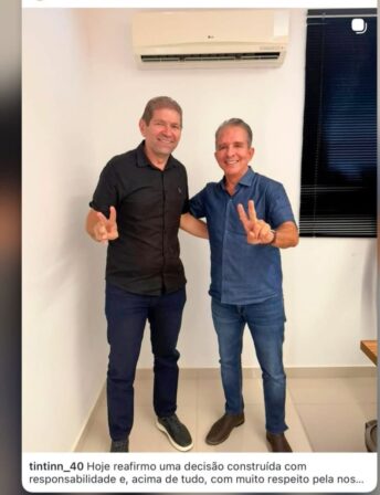 Prefeito de Aguiar anuncia apoio a Nabor Wanderley para o Senado