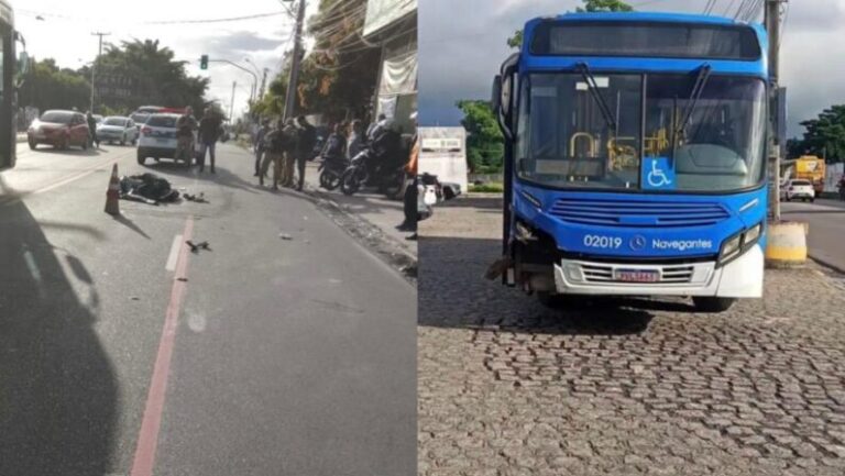 Motorista de ônibus que atropelou e matou motociclista após discussão de trânsito já foi preso por ter jogado veículo contra mulher