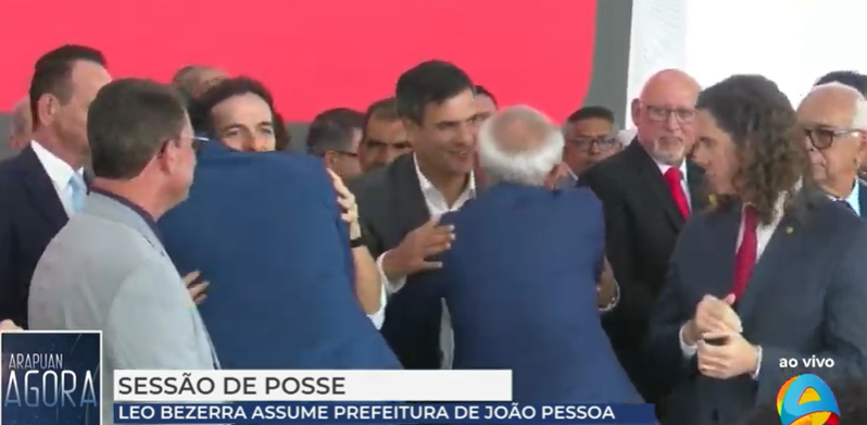 Diogo Cunha Lima aparece pela 1ª vez ao lado de Cícero após ser cotado para vice