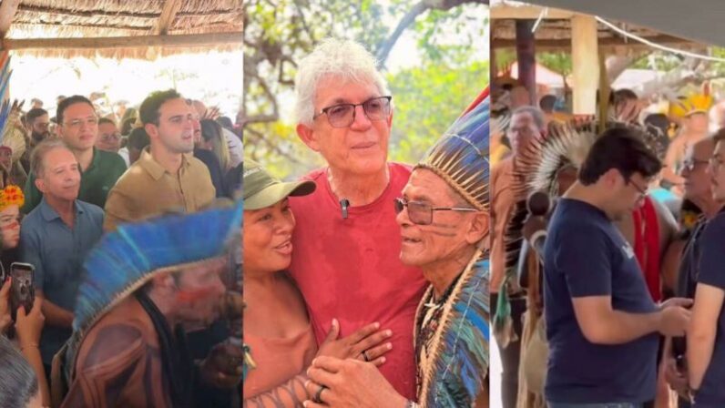 Dia dos Povos Indígenas: Lucas, Nabor, Cícero e Ricardo na mesma solenidade