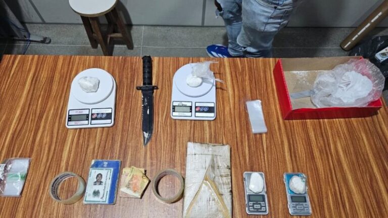 Homem é preso em flagrante por tráfico de drogas