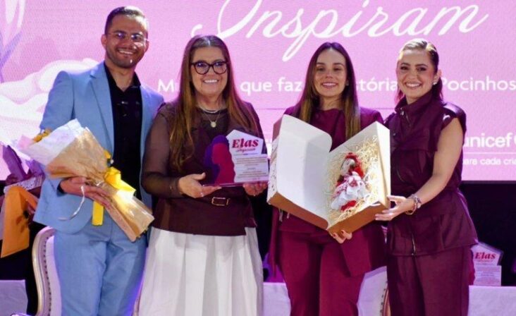 Primeira-dama Camila Mariz é homenageada durante evento sobre protagonismo feminino em Pocinhos