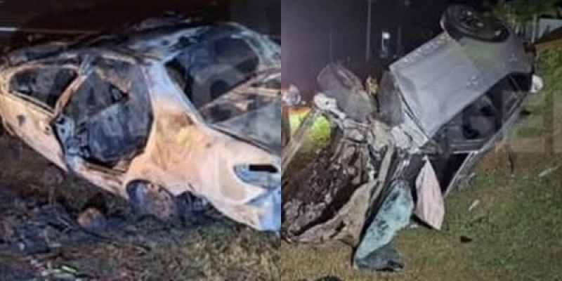 Diamantense morre carbonizado após grave acidente, em São Paulo