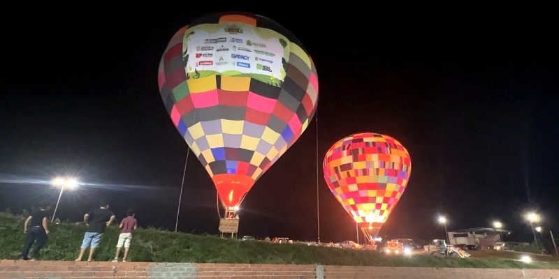 Com passeios de balão e atrações culturais, SerTão Turístico Expo Negócios 2026 movimenta Serra Grande