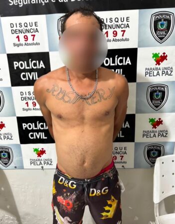 Polícia Civil prende em Coremas-PB suspeito de ameaçar, perseguir, invadir casa e atacar mulher