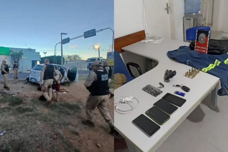 PM prende suspeitos por porte ilegal de arma de fogo em Teixeira-PB