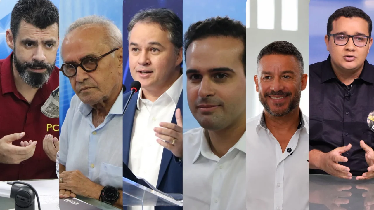 Eleições 2026 têm seis candidatos ao Governo da Paraíba