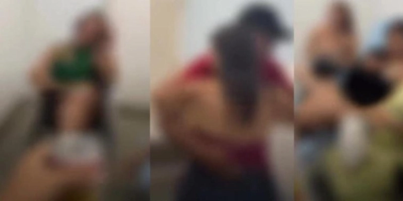 Grupo é filmado dançando forró e consumindo cerveja dentro de hospital em Coremas