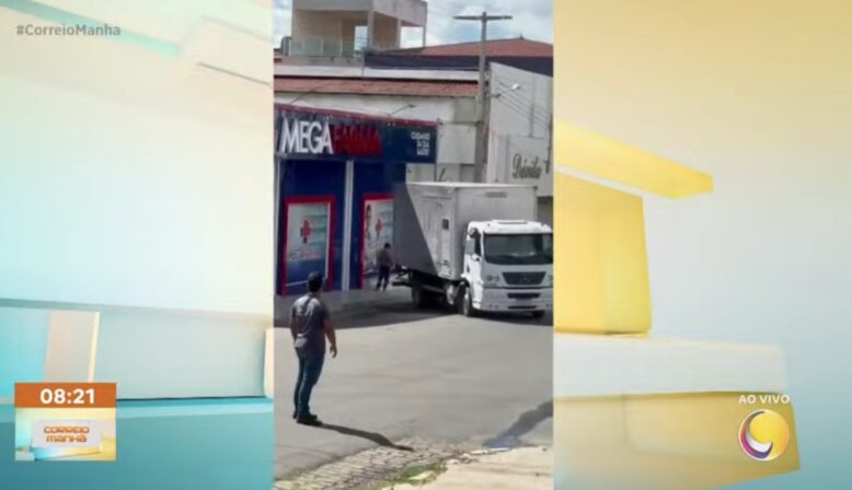 Caminhão sem freio desce ladeira e atropela mulher, no Sertão; vítima teve fratura exposta