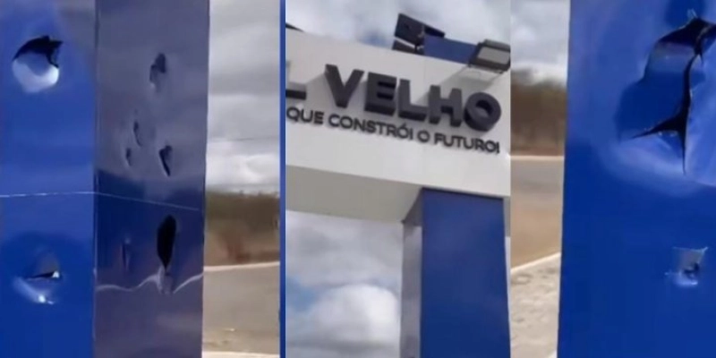 Portal de acesso a Curral Velho é alvo de vandalismo