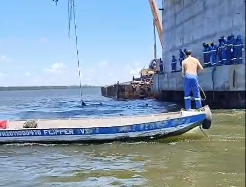 Consórcio de empresas confirma morte de operário após desabamento de estrutura na Ponte do Futuro